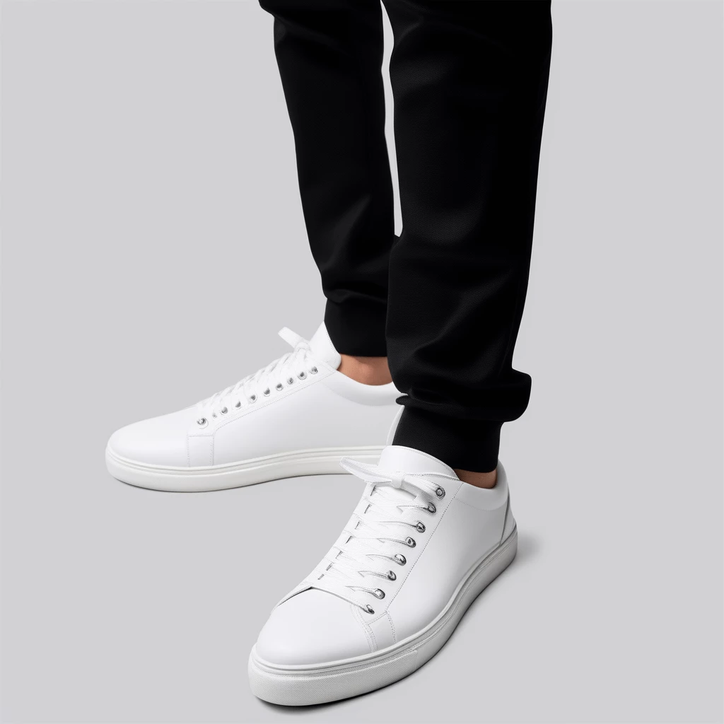 PureStride Men's Classic White Sneakers-09