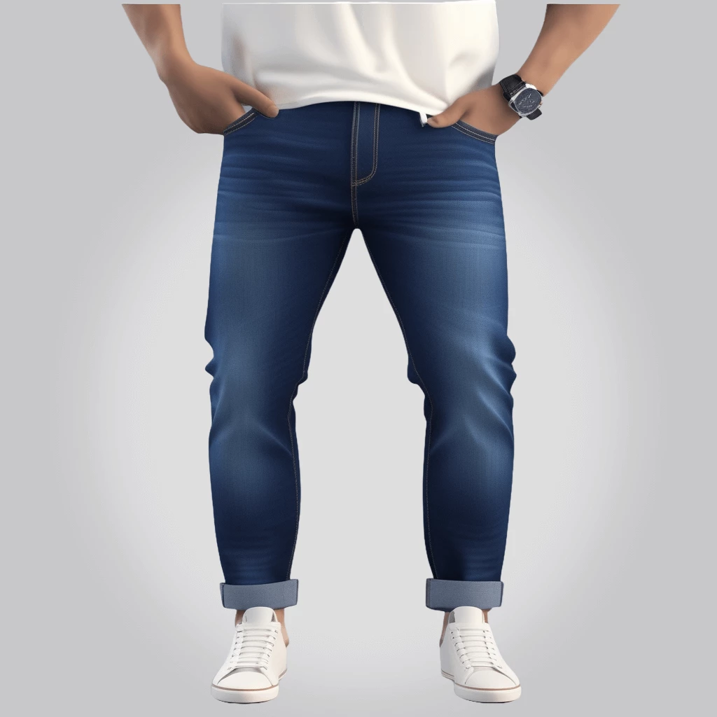 Azure Sculpted Slim Fit Men's Jeans